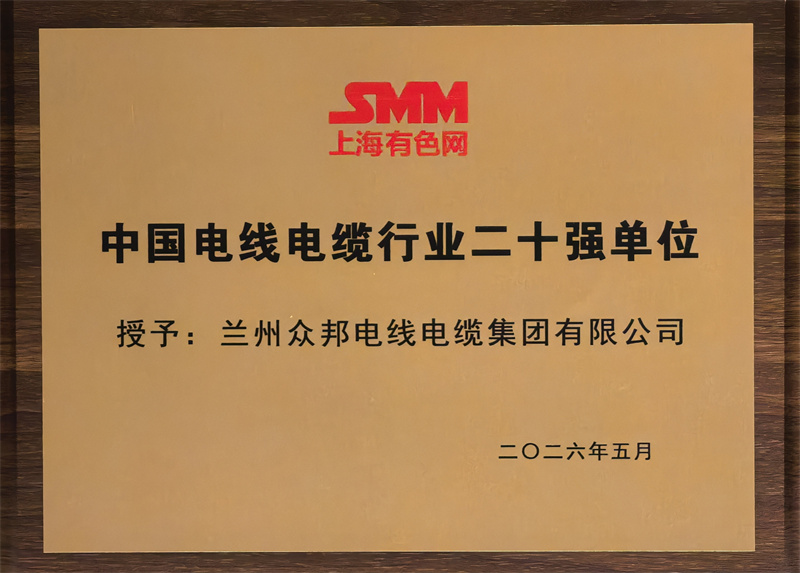 中国电线电缆行业20强单位